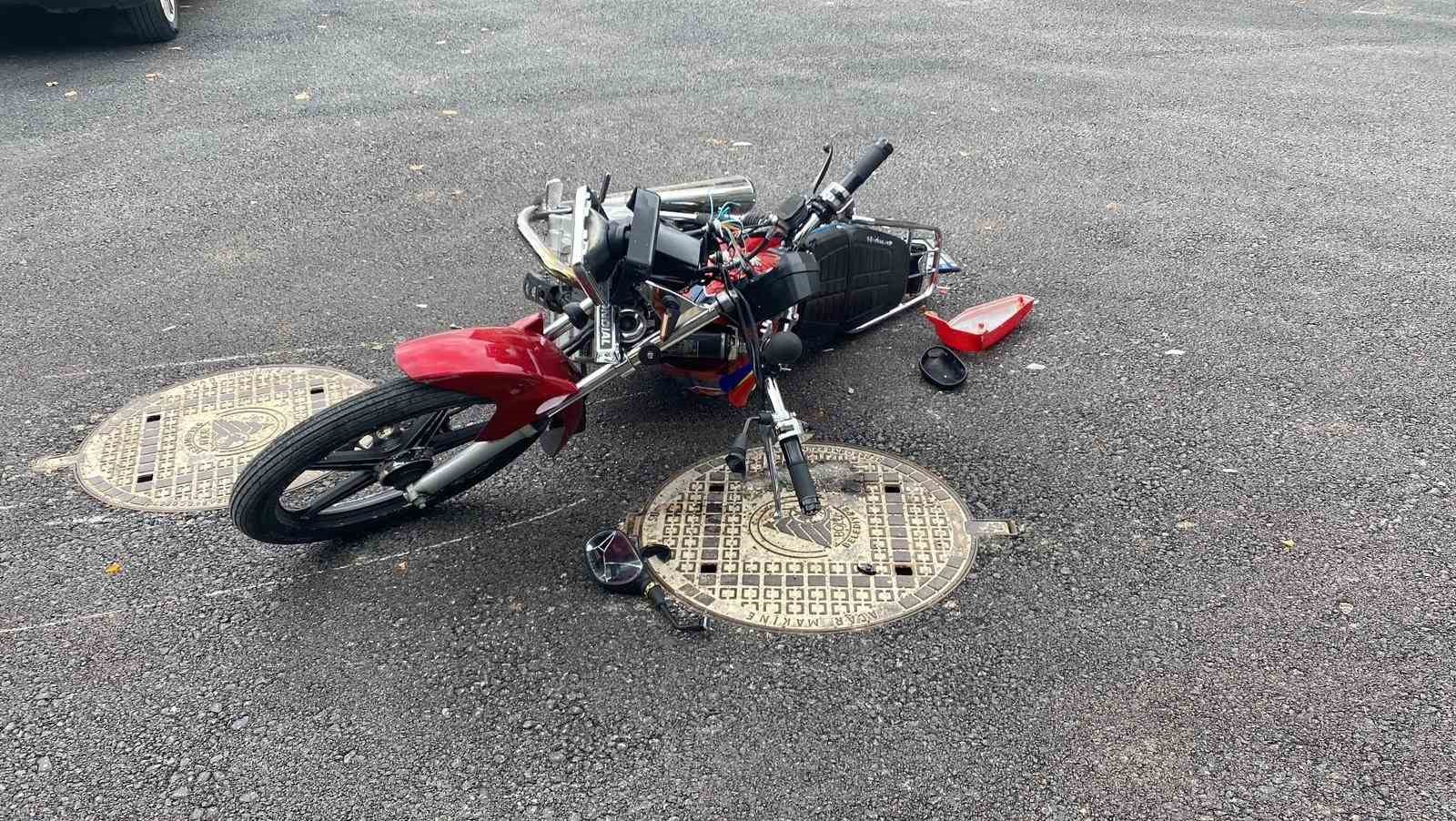 Bolu’da motosiklet ile otomobil çarpıştı: 1 yaralı