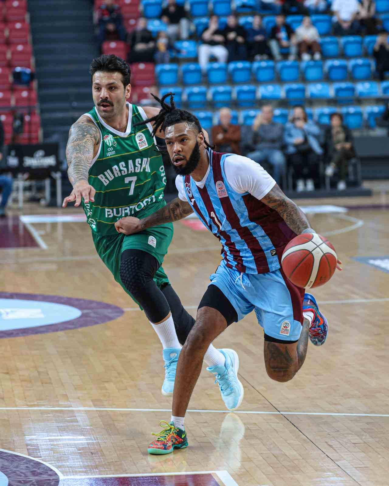 T&uuml;rkiye Sigorta Basketbol Ligi: Trabzonspor: 79 - Bursaspor Basketbol: 85
