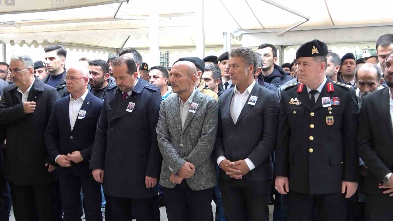 Şehit Jandarma Astsubay Tacettin Gün, Bursa’da son yolculuğuna uğurlandı