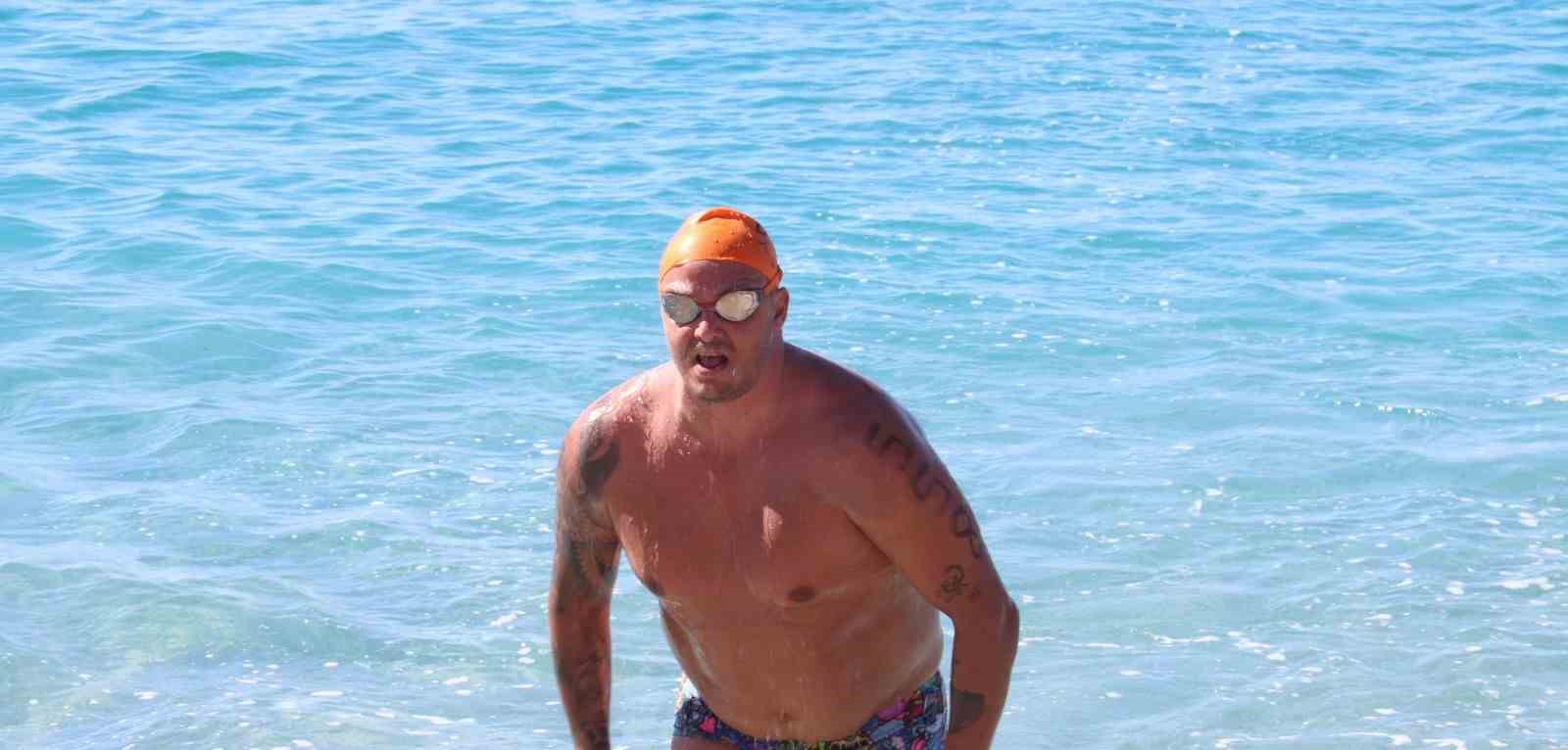 Fethiye&rsquo;de A&ccedil;ık Su Y&uuml;zme Yarışı gerekleştirildi
