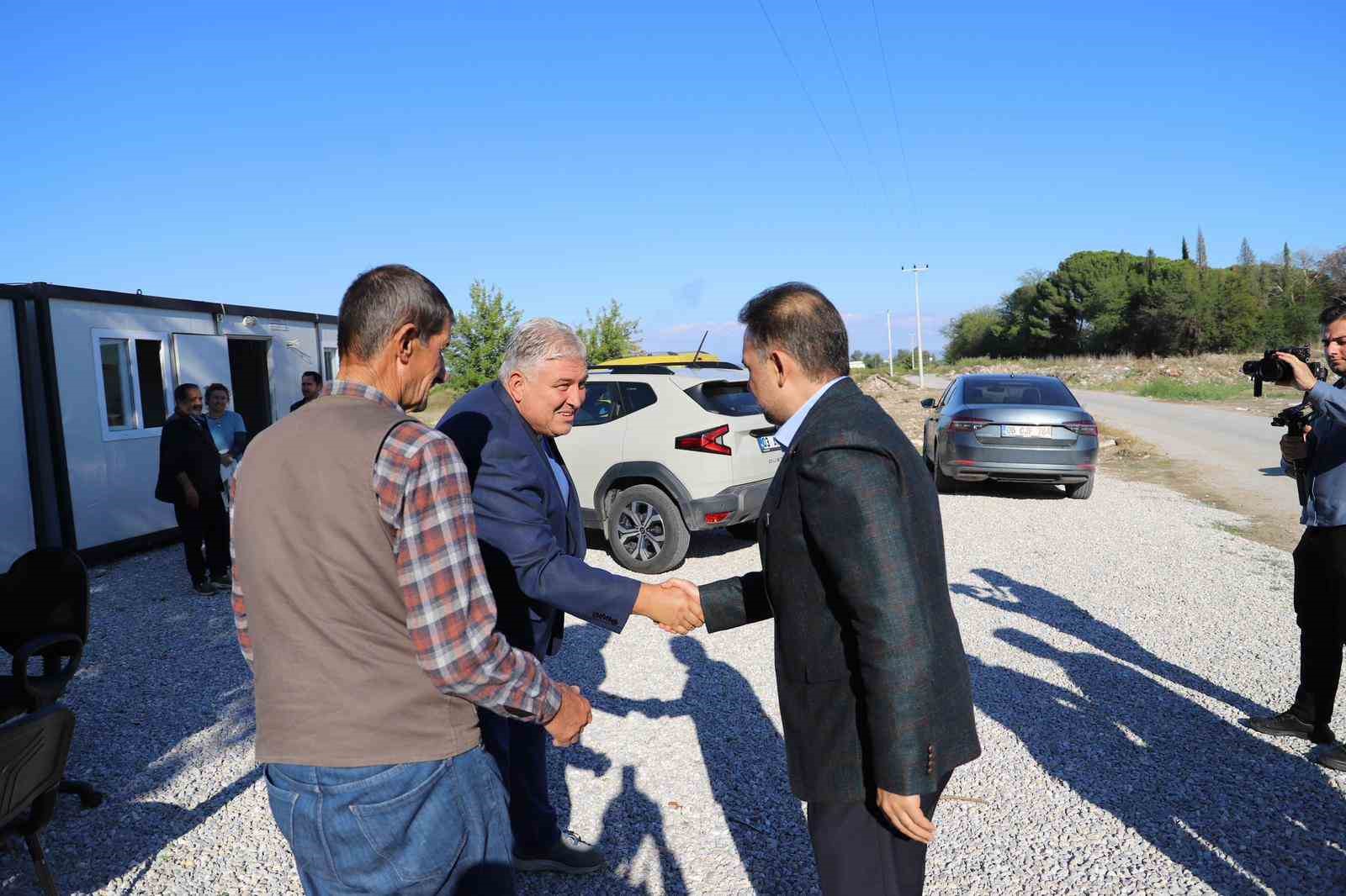 AK Parti’li Baybatur Saruhanlı’da Belen yolu ve yeni hastane hakkında konuştu
