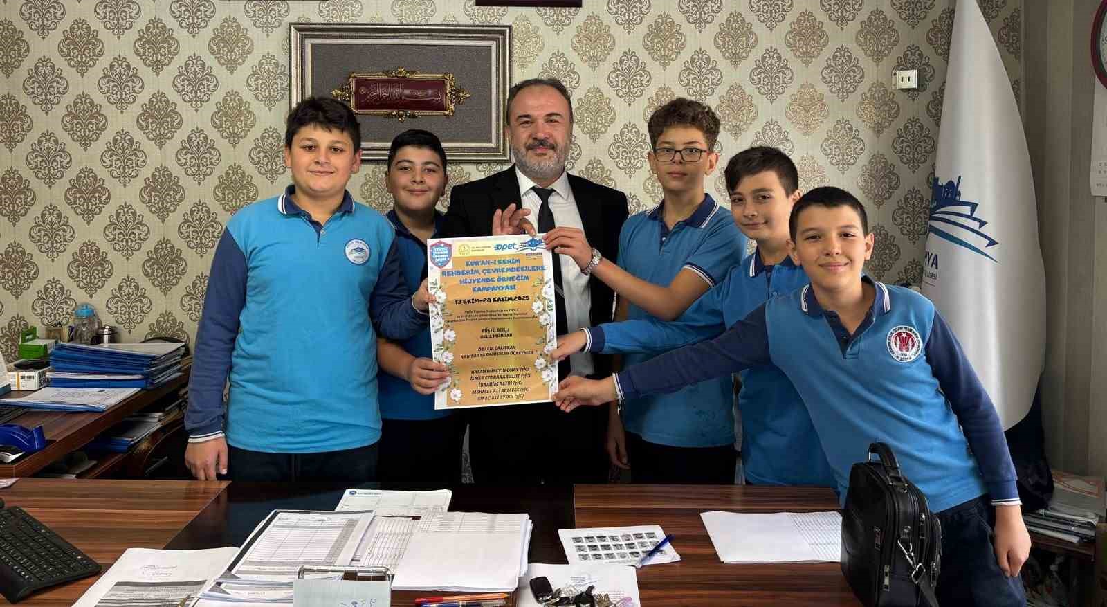 K&uuml;tahya&rsquo;da "Kur&rsquo;an-ı Kerim Rehberim, &Ccedil;evremdekilere Hijyende &Ouml;rneğim" kampanyası başladı
