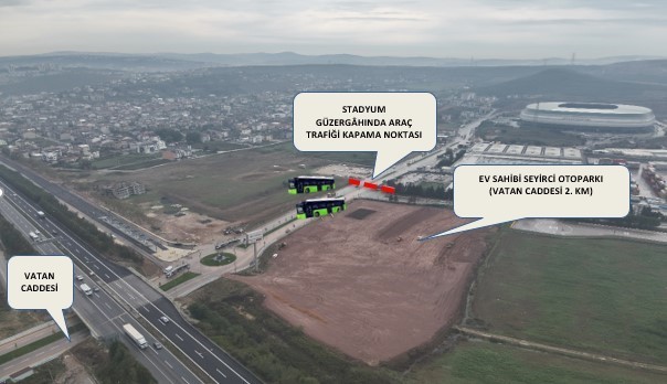 Kocaeli’de Türkiye-Gürcistan maçı nedeniyle bazı yollar trafiğe kapatılacak