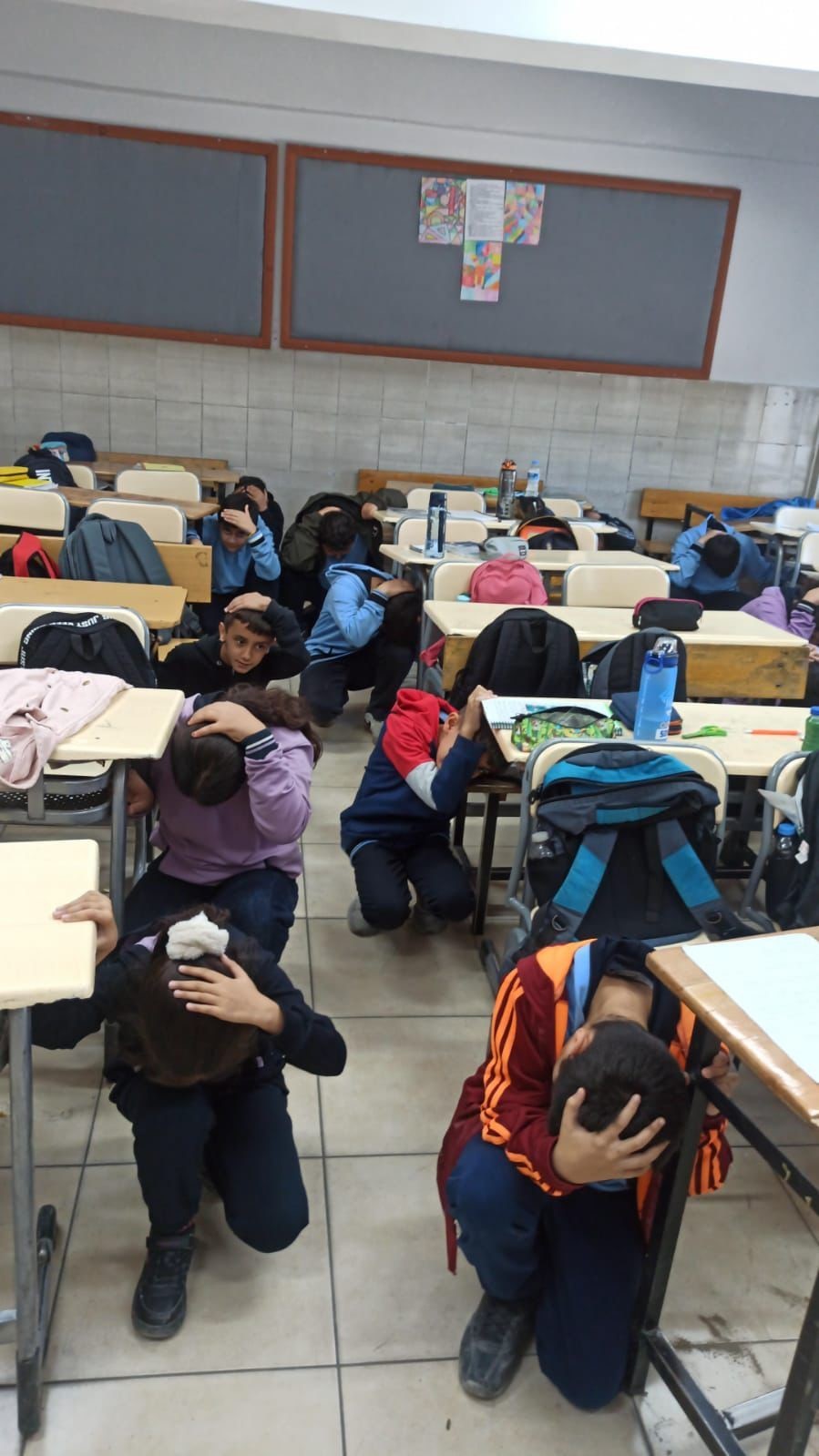 Malatya&rsquo;da t&uuml;m okullarda eş zamanlı tahliye
