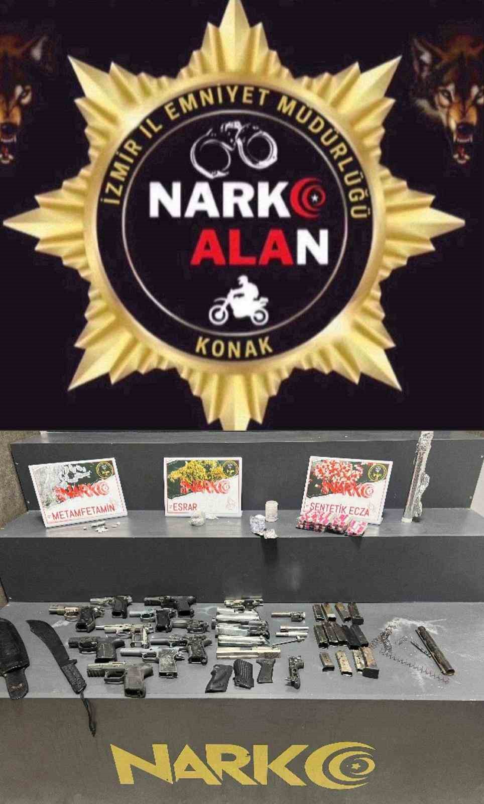 Konak’ta zehir tacirlerine büyük darbe: 15 tutuklama