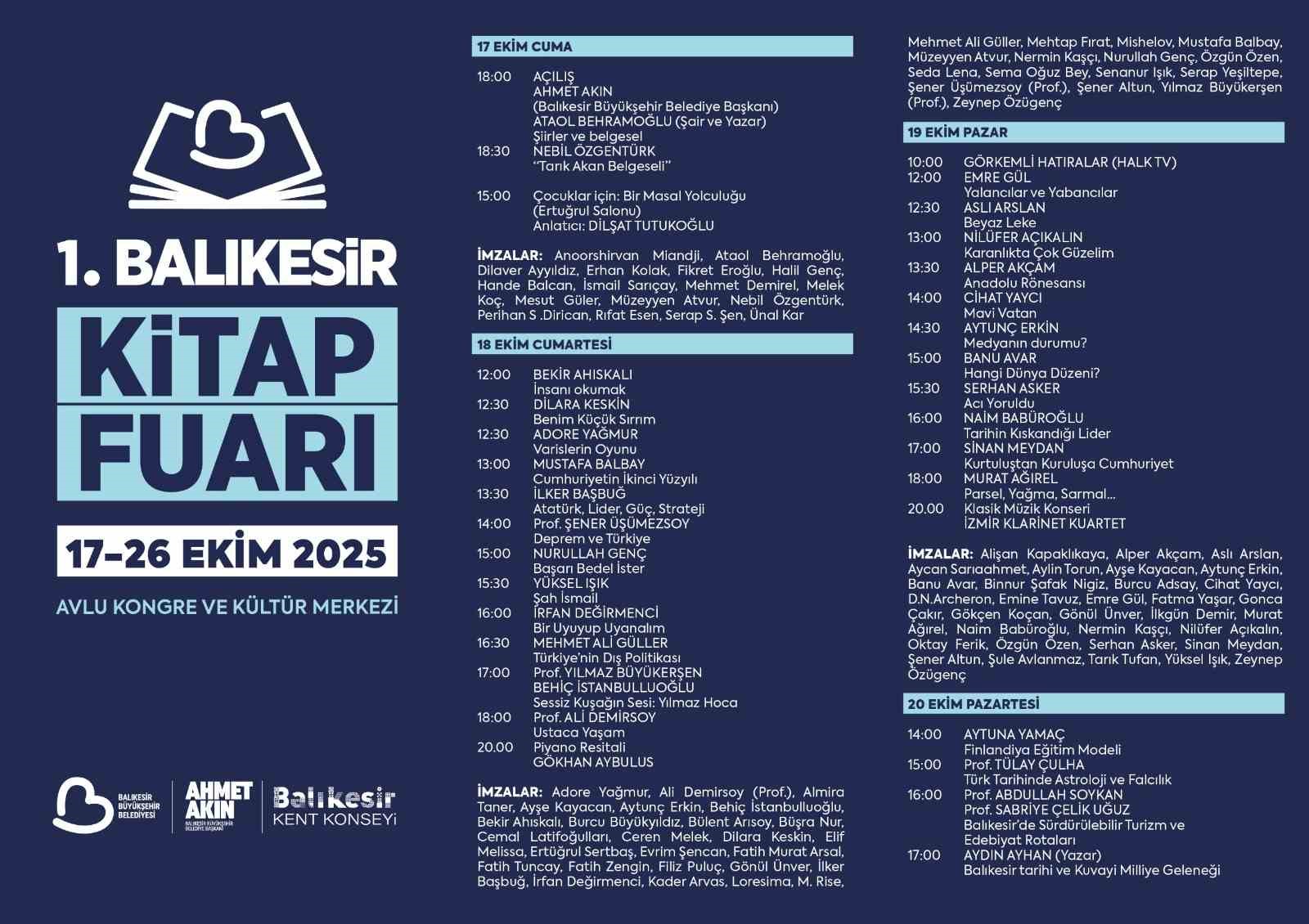 Balıkesir&rsquo;in ilk b&uuml;y&uuml;k kitap fuarı kapılarını a&ccedil;ıyor
