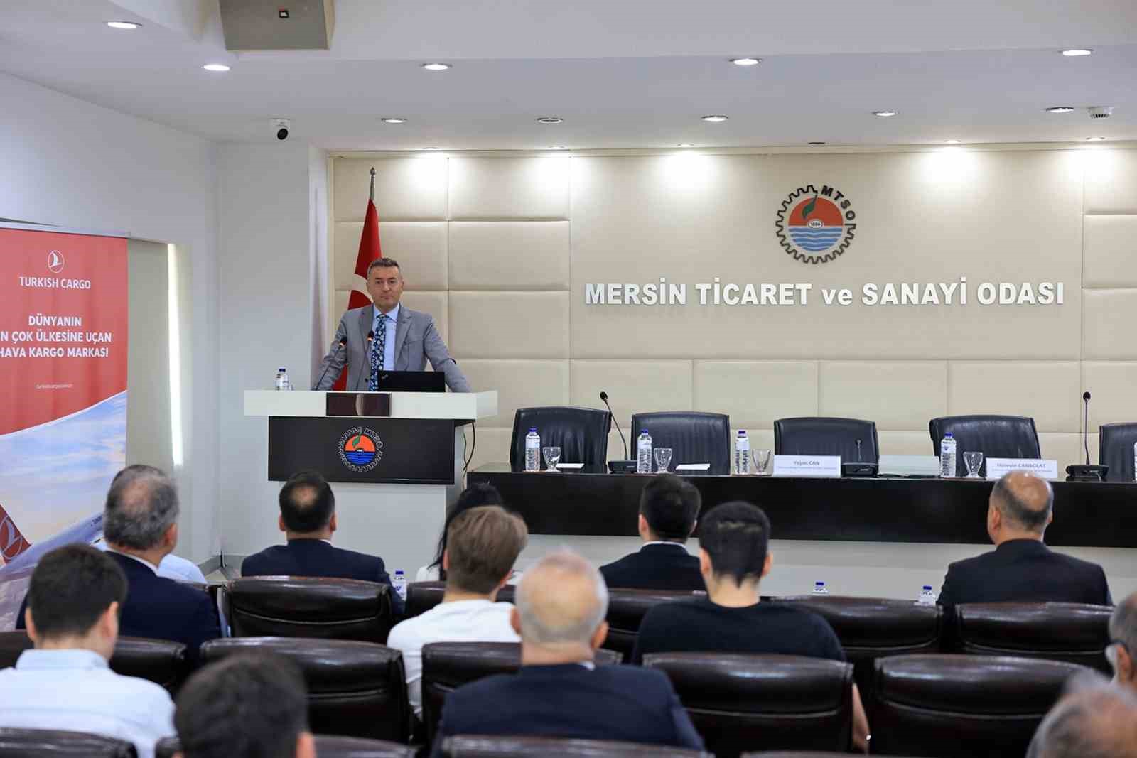 Mersin’de hava kargo ile ihracatçıya sunulan imkanlar tanıtıldı
