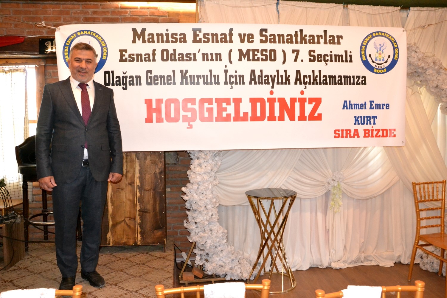 Başkan adayı Emre Kurt proje üretmek için kolları sıvadı