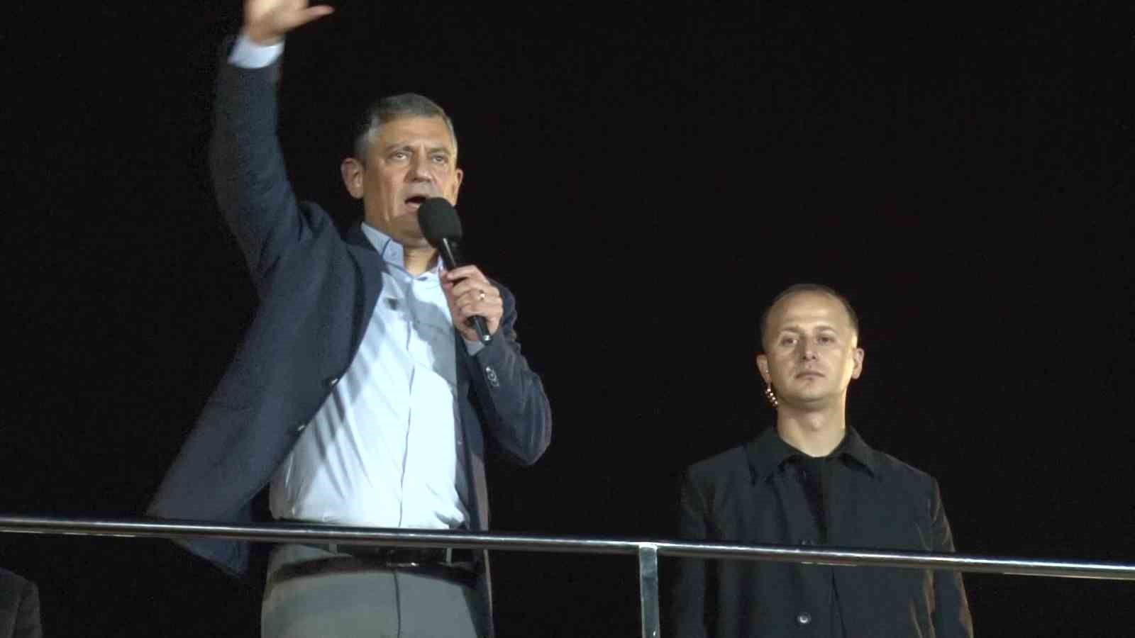 CHP Genel Başkanı &Ouml;zel: "Sarıyer&rsquo;de son 3 se&ccedil;imdir partimiz kazanıyor"
