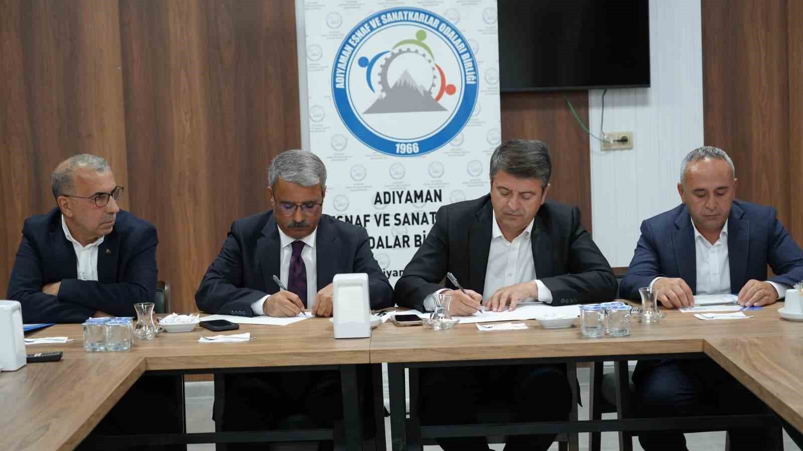 Adıyaman’da esnafın geleceği masaya yatırıldı
