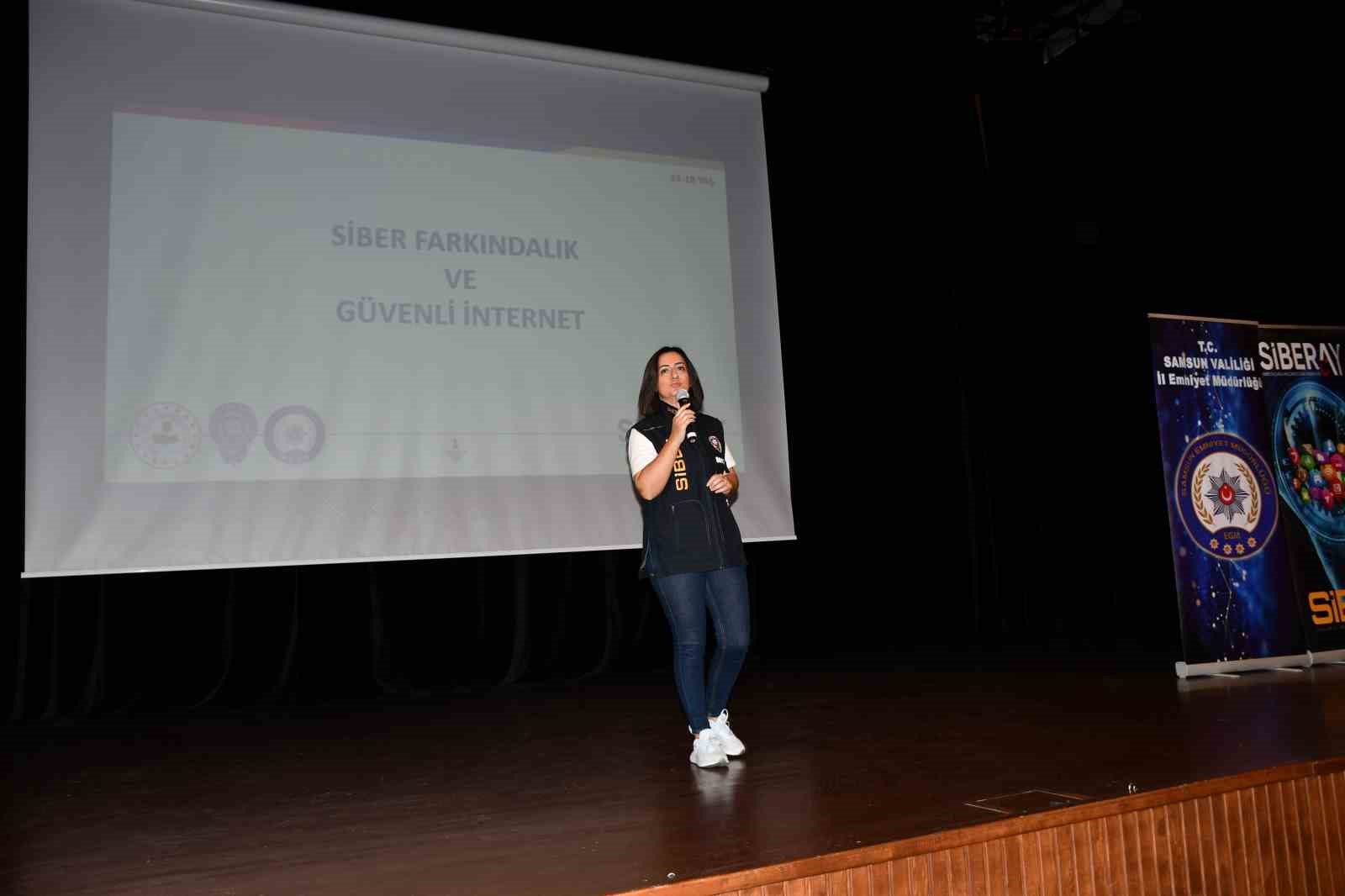 Samsun’da öğrencilere siber güvenlik eğitimi
