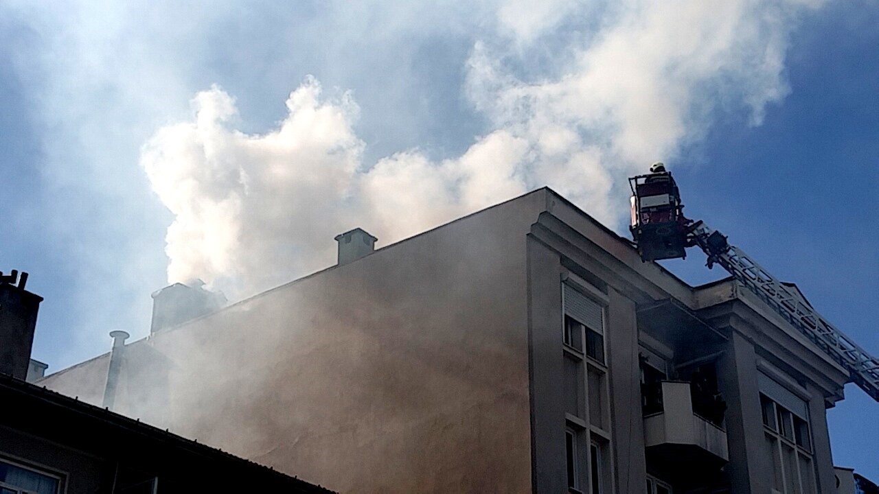 Menteşe&rsquo;de baca yangını paniğe neden oldu
