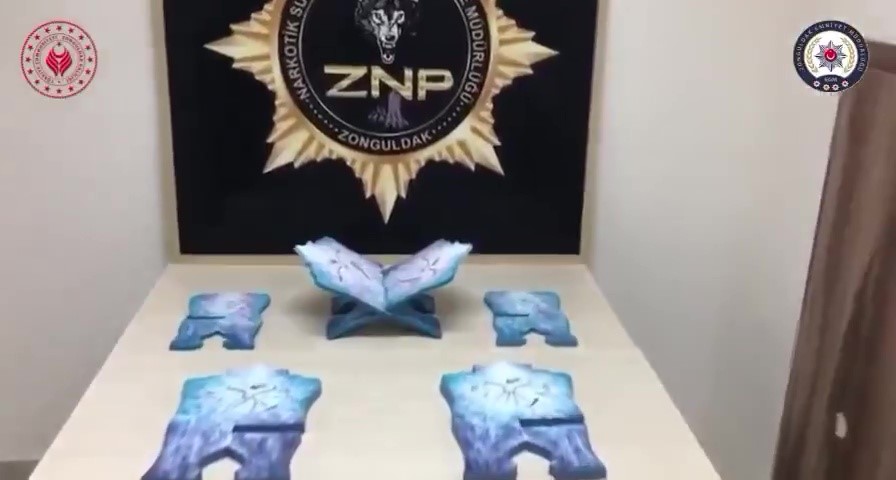 Zonguldak’ta şoke eden operasyon, 14 kilo uyuşturucuyu rahleye saklamışlar