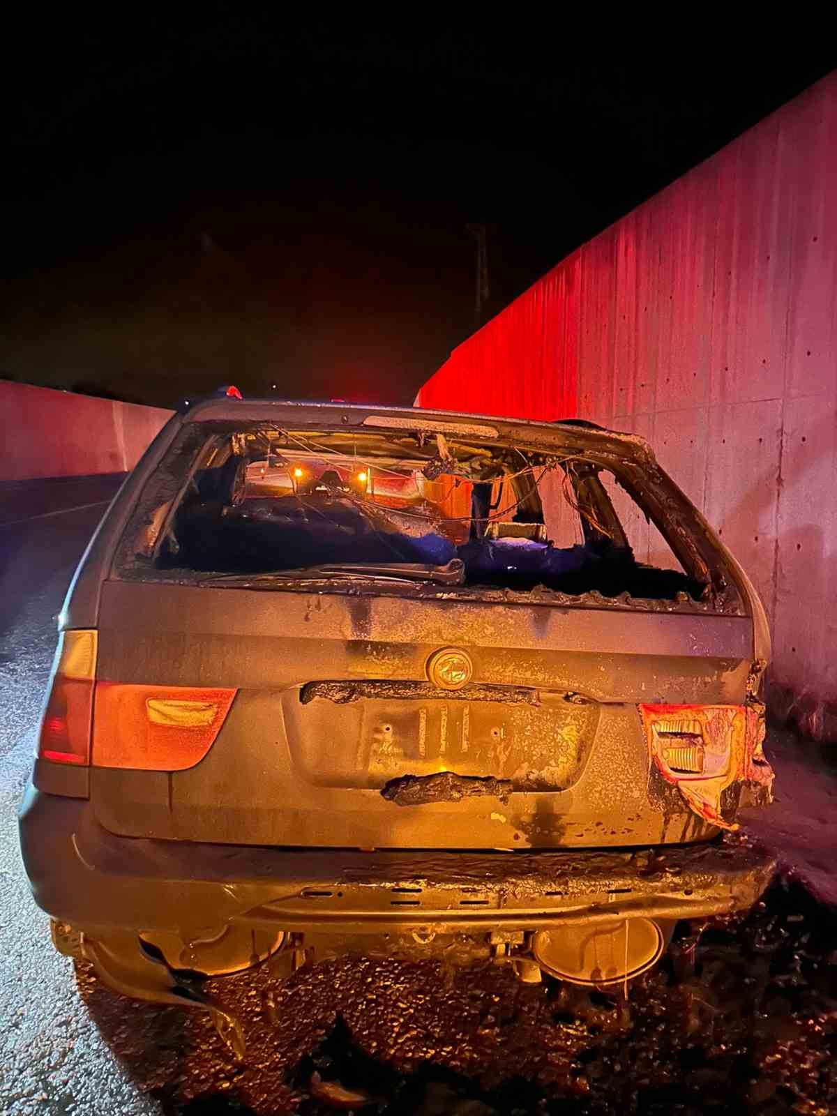 Sinop&rsquo;ta yabancı plakalı ara&ccedil; k&uuml;le d&ouml;nd&uuml;
