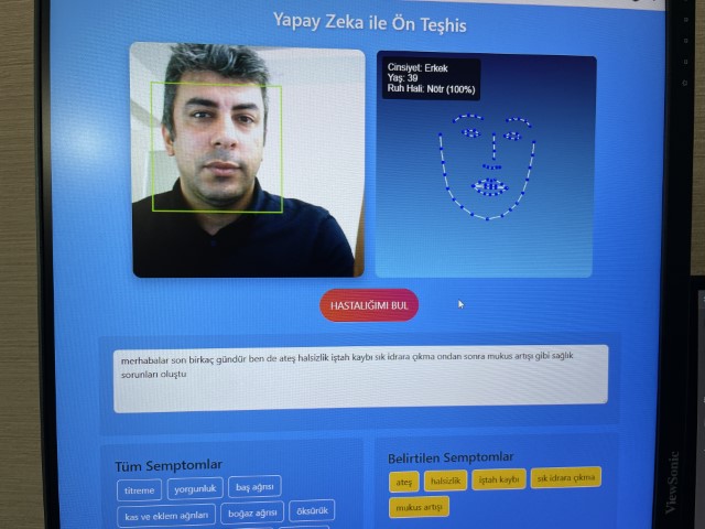 Yapay zeka destekli sanal doktor, sesi dinliyor, yüzü okuyor ve hastalığı buluyor