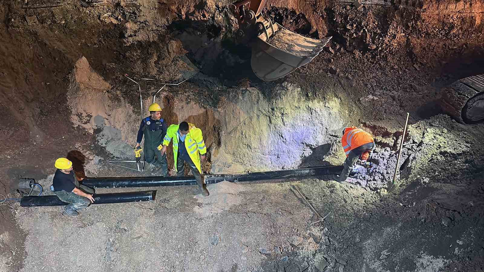 MUSKİ Fethiye’deki arızayı giderdi