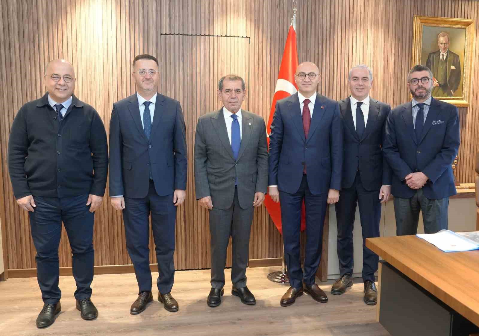Galatasaray Başkanı Dursun Özbek’ten Cumhuriyet Başsavcısı Barış Duman’a ziyaret
