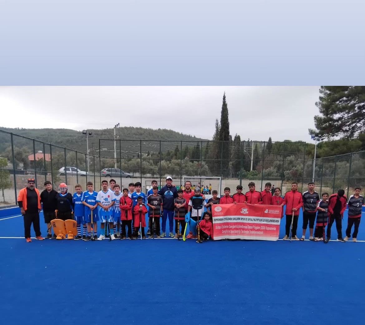 Malatyalı depremzede çocuklardan oluşan Hokey takımı Muğla’da
