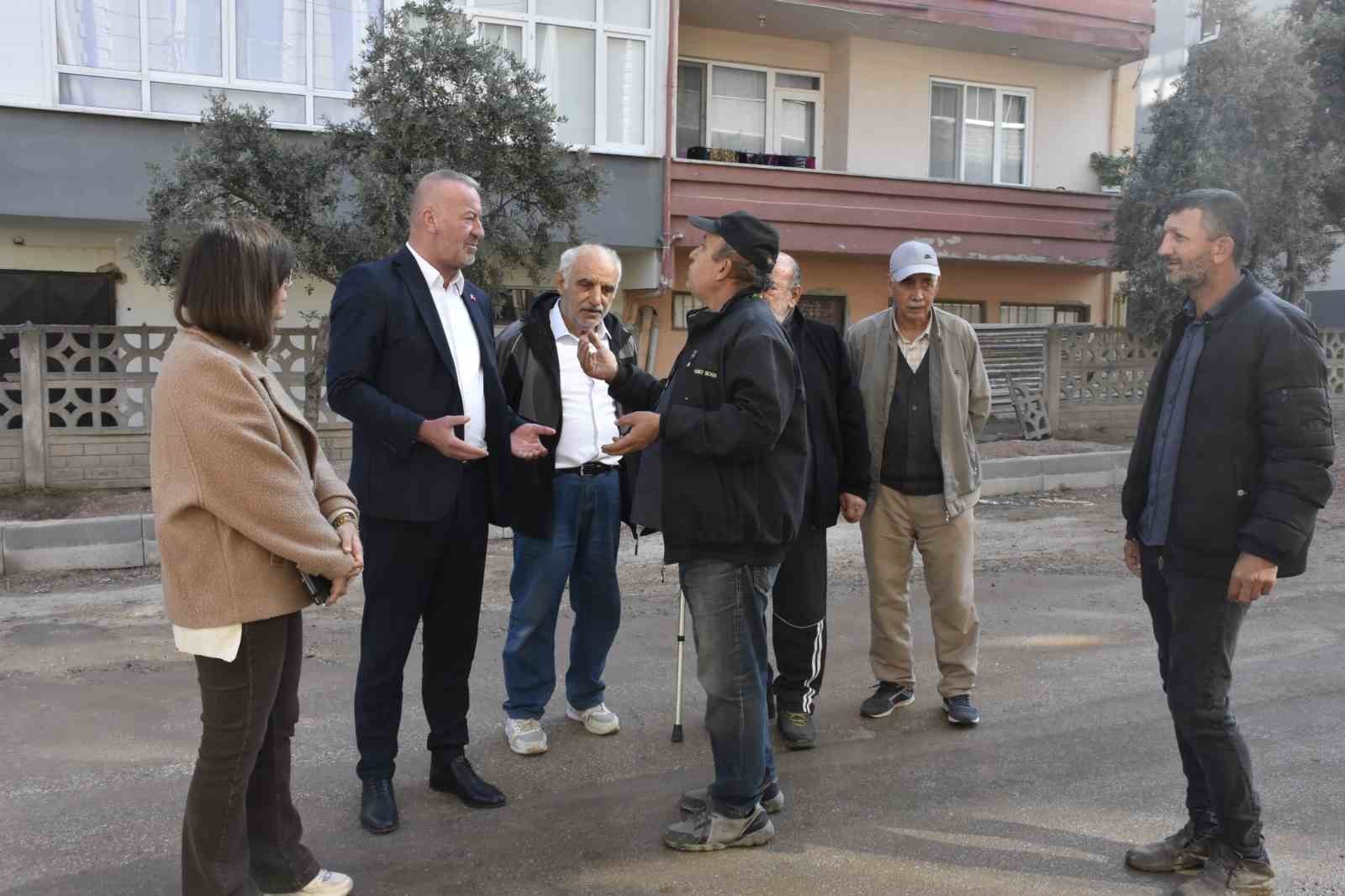 Başkan Karabatı Emirsultan’daki çalışmaları yerinde inceledi