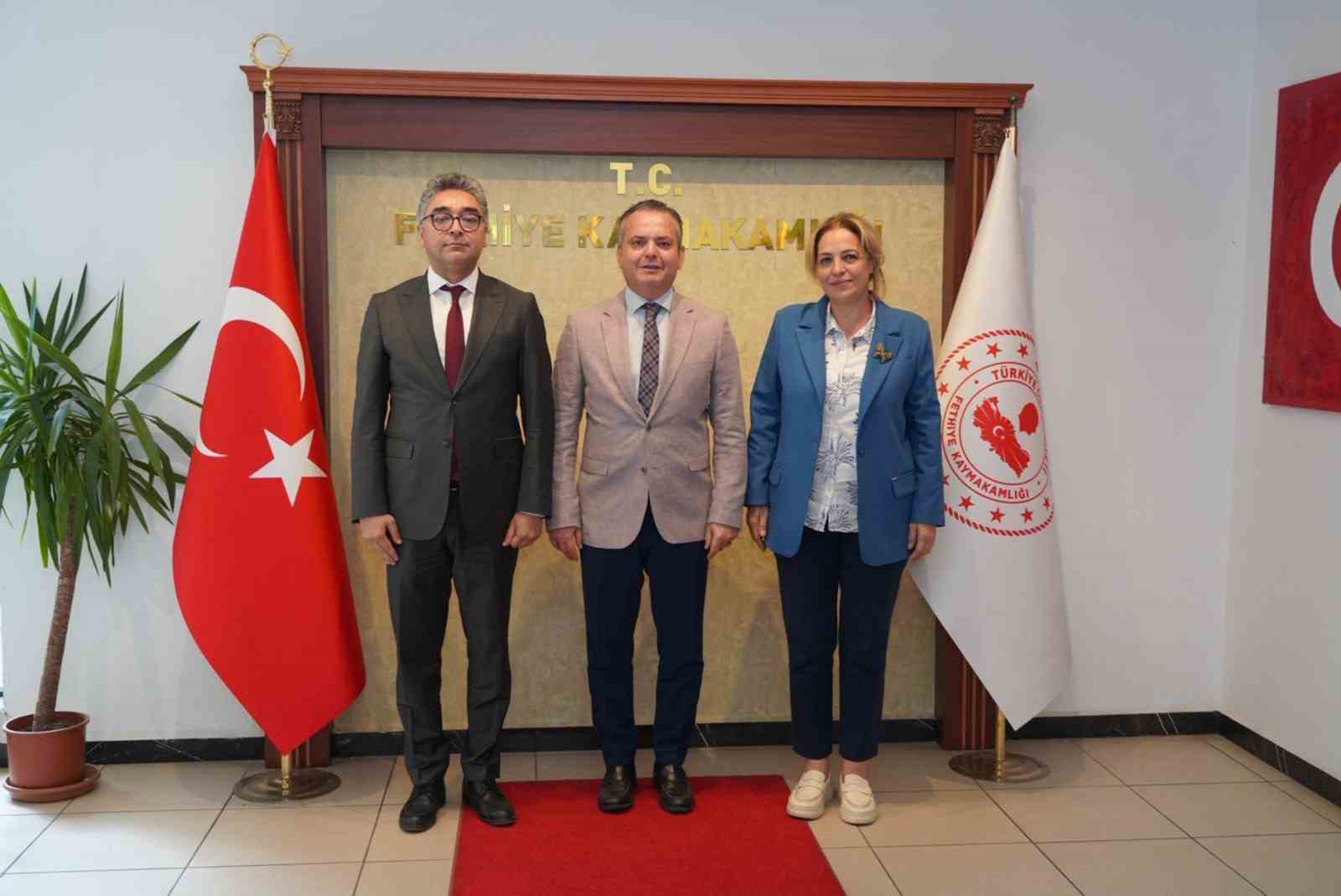 MUSKİ Genel M&uuml;d&uuml;r&uuml; Şeng&uuml;l Fethiye&rsquo;deki saha &ccedil;alışmalarını inceledi
