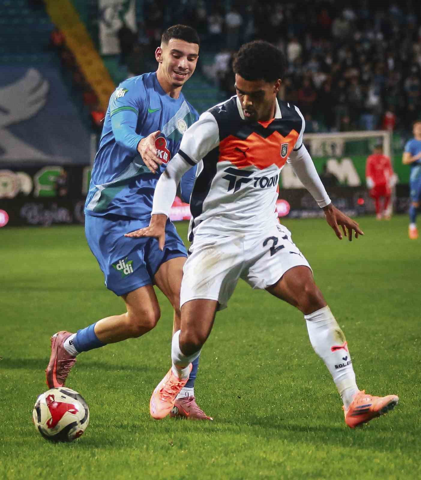 Trendyol S&uuml;per Lig: &Ccedil;aykur Rizespor: 0 - Başakşehir: 0 (İlk yarı)
