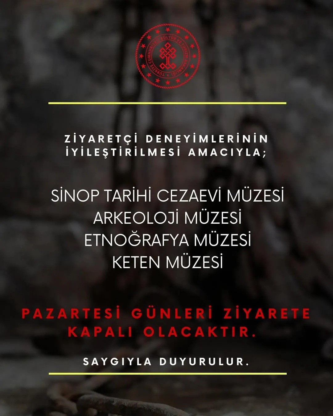 Sinop’ta müze düzenlemesi
