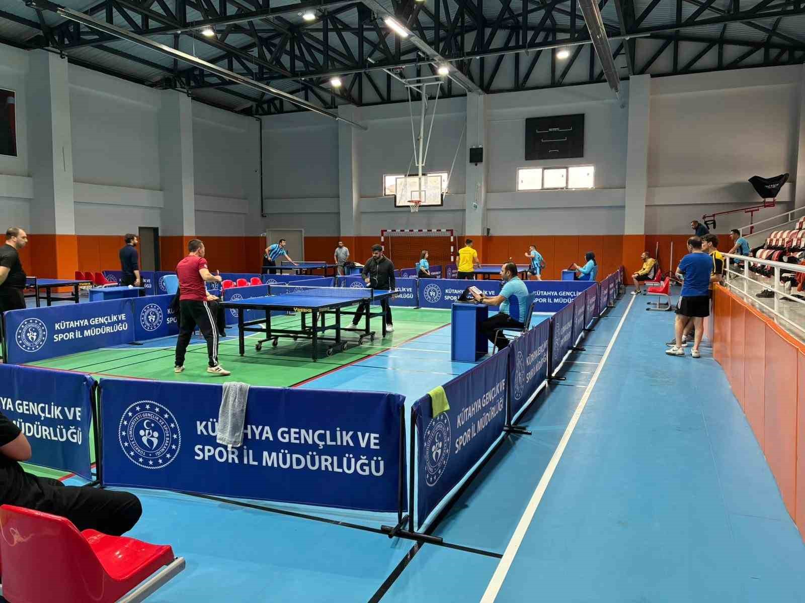 Kütahya’da masa tenisi heyecanı
