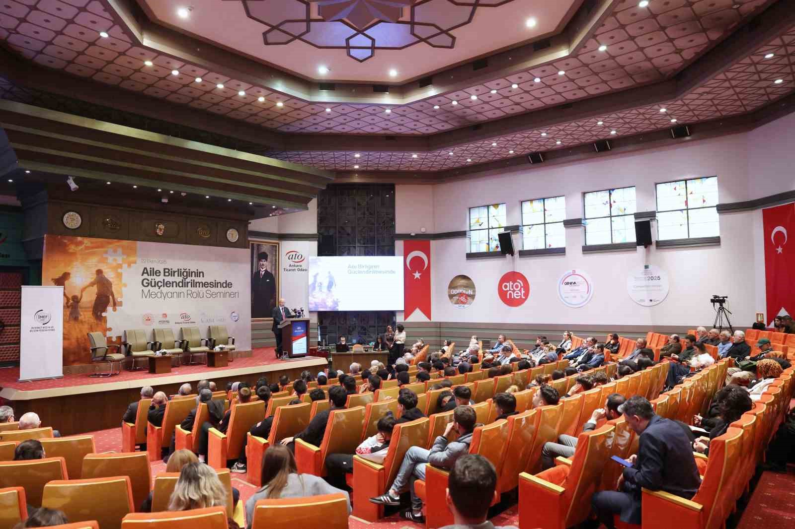 ATO Başkanı Baran: "Güçlü aile olmadan, güçlü Türkiye olmaz"