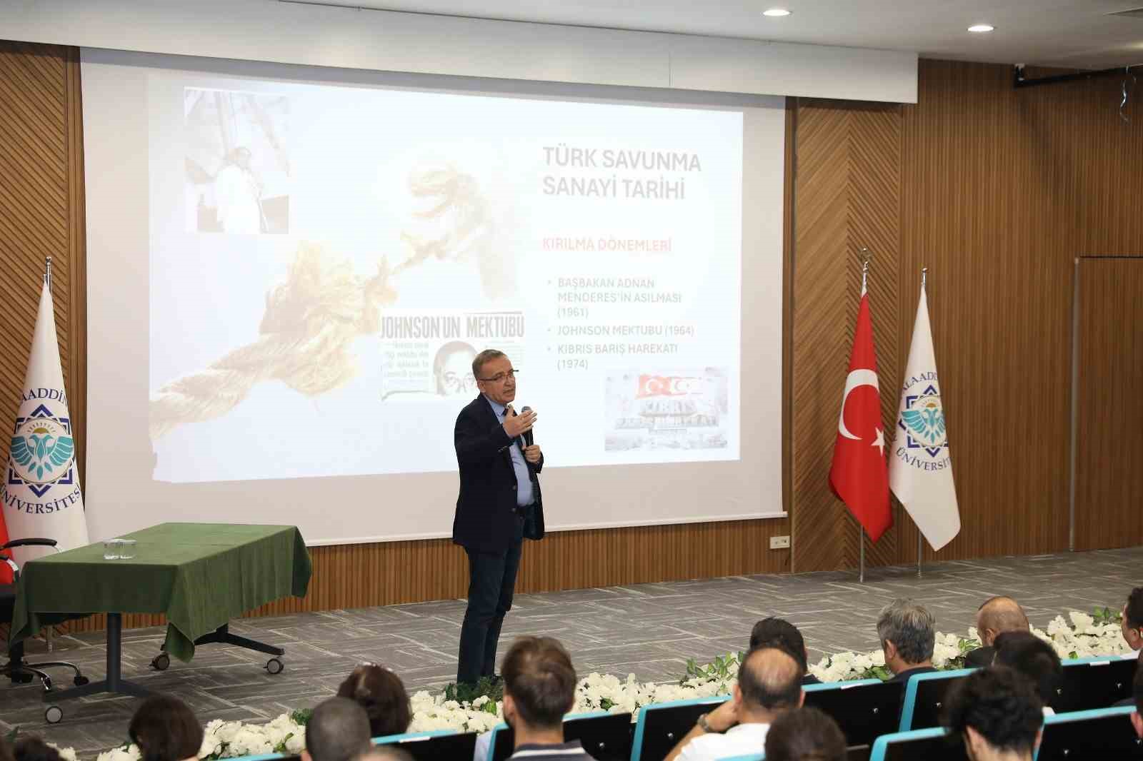 ALKÜ’de Türk savunma sanayinin gücü anlatıldı
