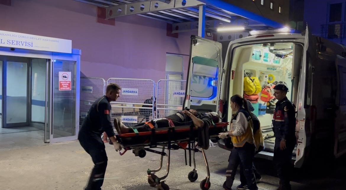 Tekirdağ&rsquo;da trafik kazası: 2 yaralı
