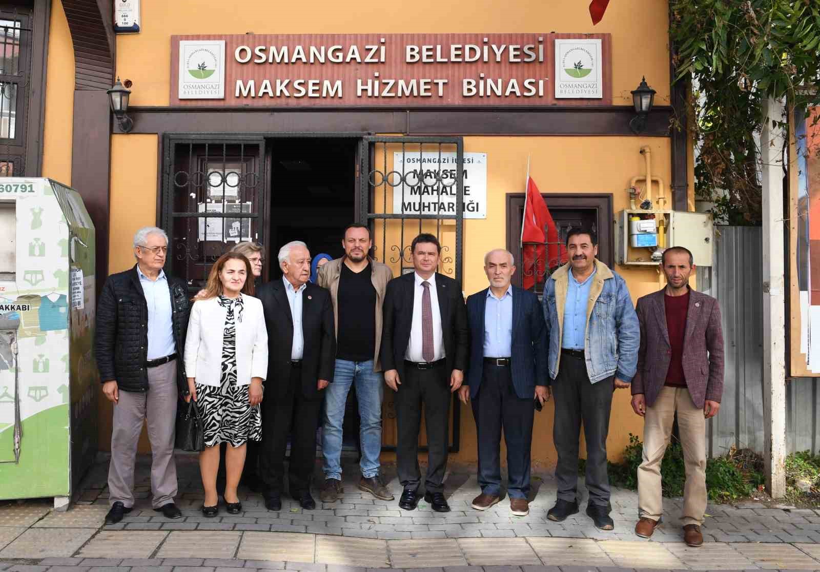 Başkan Aydın’dan Maksem Mahallesini mutlu eden ziyaret
