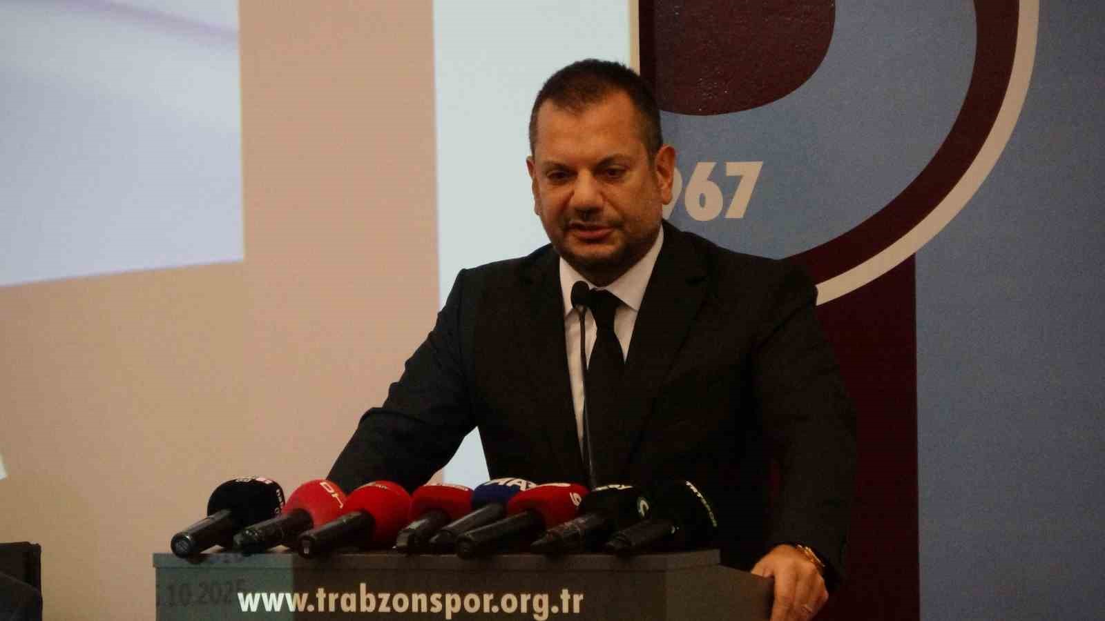 Ertuğrul Doğan: "Trabzonspor her zaman paraya karşı emeğin savaşını vermiştir"
