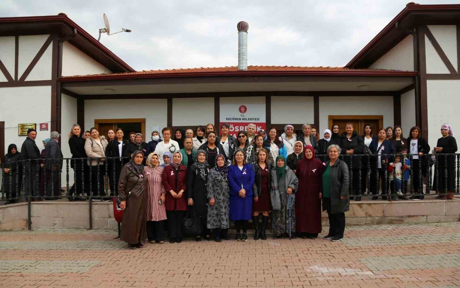 Keçiören Belediyesi’nden meme kanseri farkındalık eğitimi
