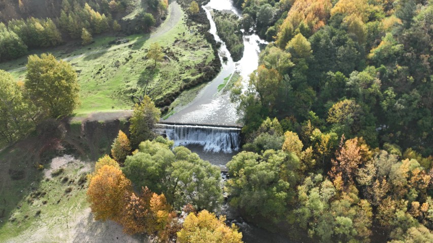 Bursa için güzel görüntüler...Kuruyan dereler, yağmur ile akmaya başladı