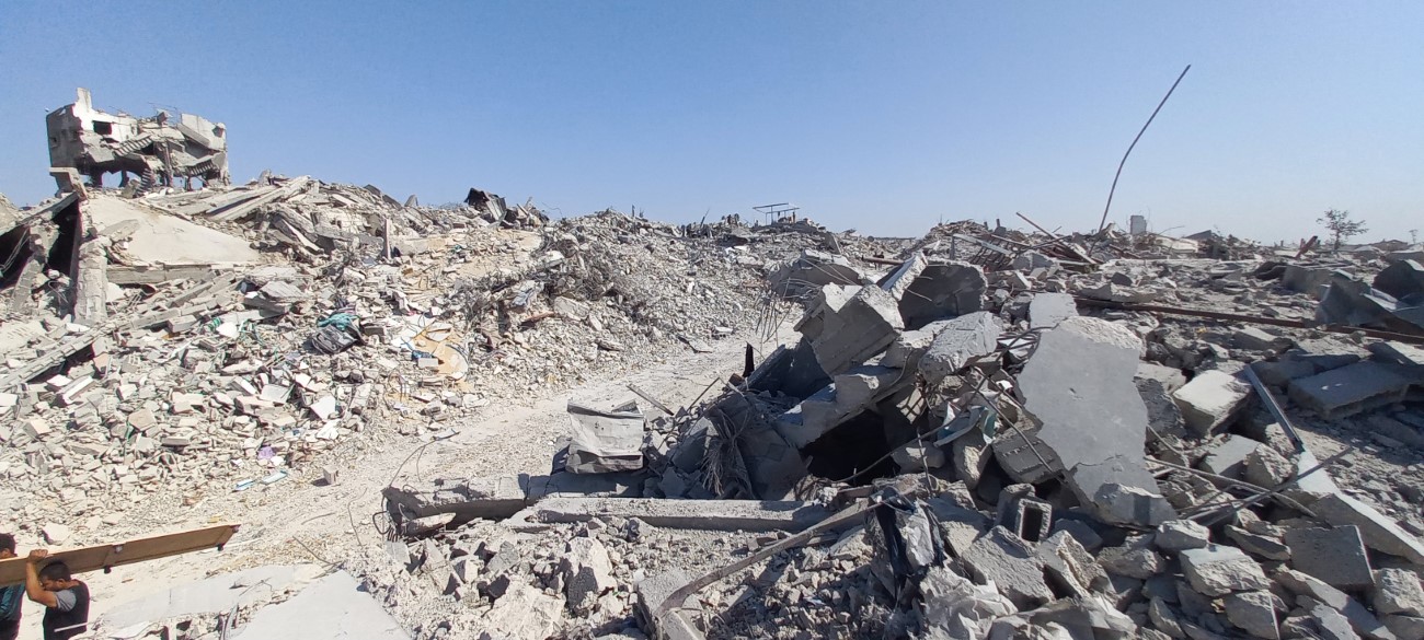 İsrail ordusunun çekildiği Cibaliye'de yıkım gözler önüne serildi