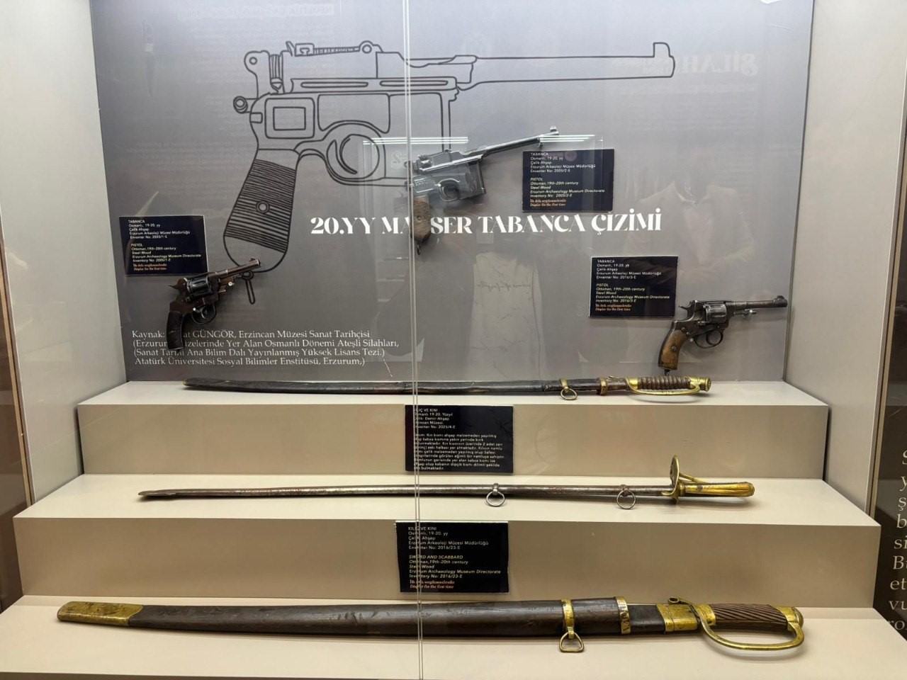 Geçmişin izleri gün yüzüne çıktı: Erzincan’da 20. Yüzyıl Savaş Aletleri Sergisi
