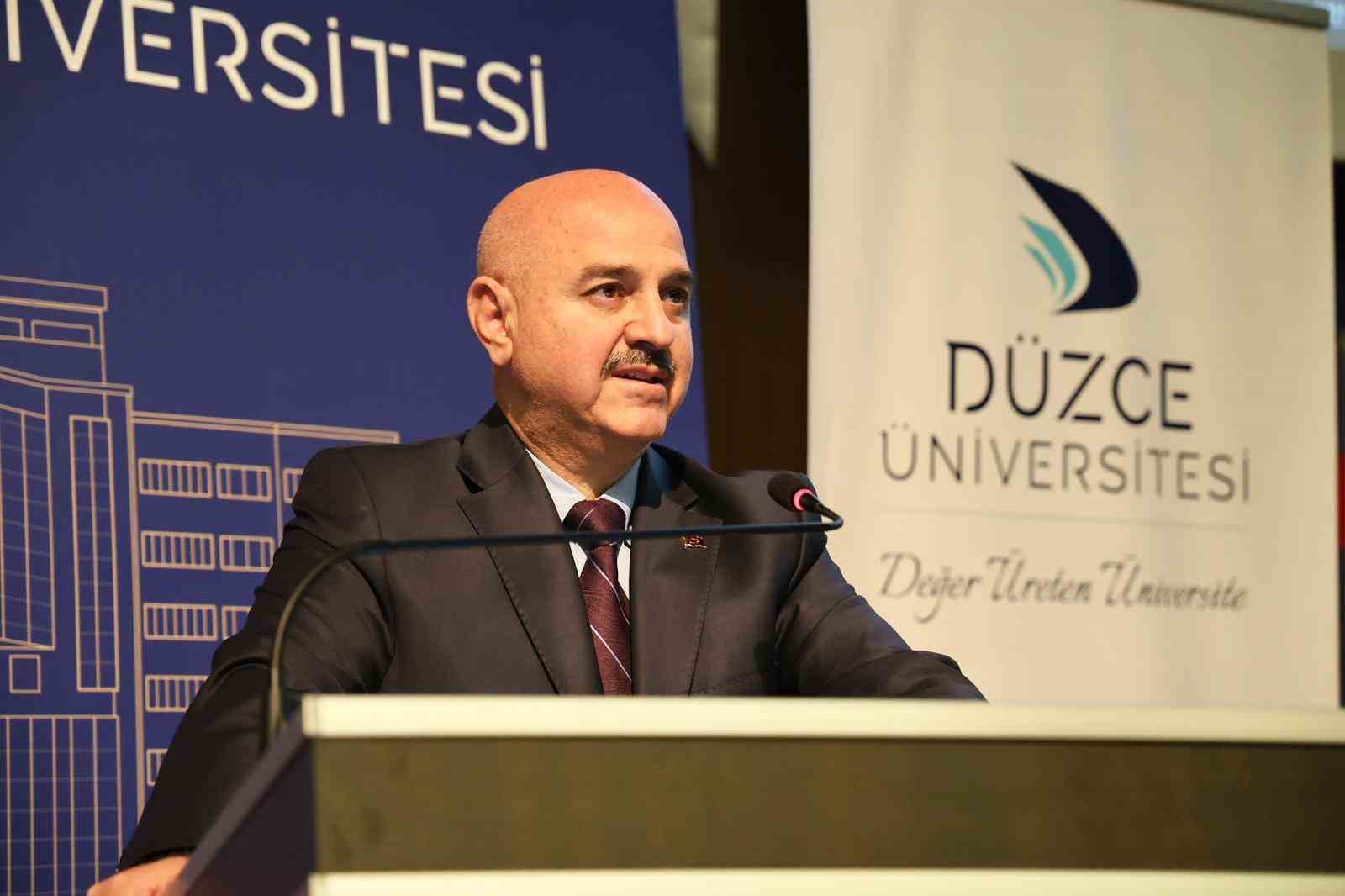 Düzce Üniversitesi Rektörü Prof. Dr. Sözbir: "102 yıl önce bu topraklarda bir umut yeşerdi"