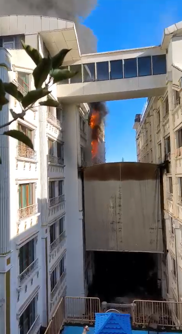 Yalova’da korkutan otel yangını