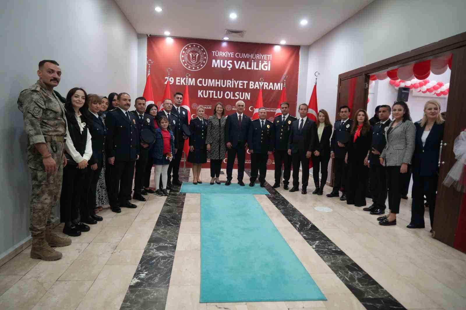 Muş&rsquo;ta Cumhuriyet Bayramı resepsiyonu d&uuml;zenlendi
