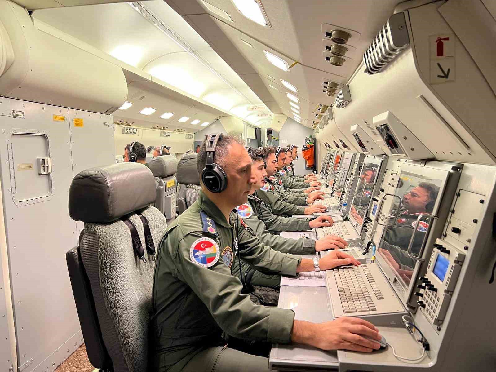 MSB: "Havadan İhbar Kontrol u&ccedil;ağı, 27 Ekim tarihinde NATO hava sahasında Romanya &uuml;zerinde g&ouml;rev u&ccedil;uşu icra etti"
