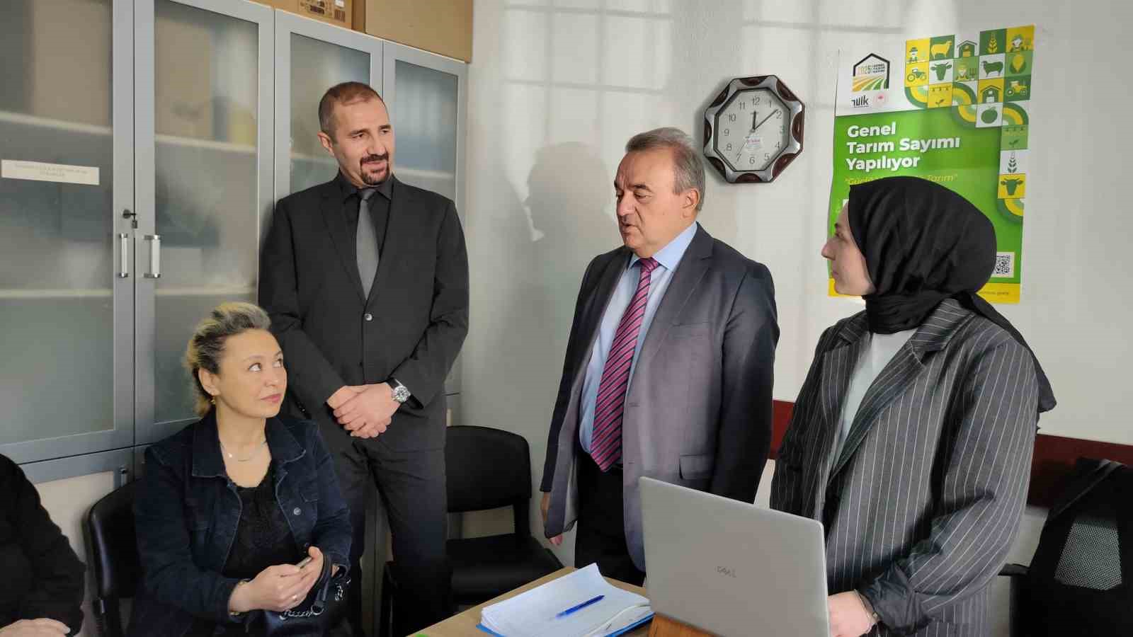 Bozüyük’te 2025 Genel Tarım Sayım kayıtları
