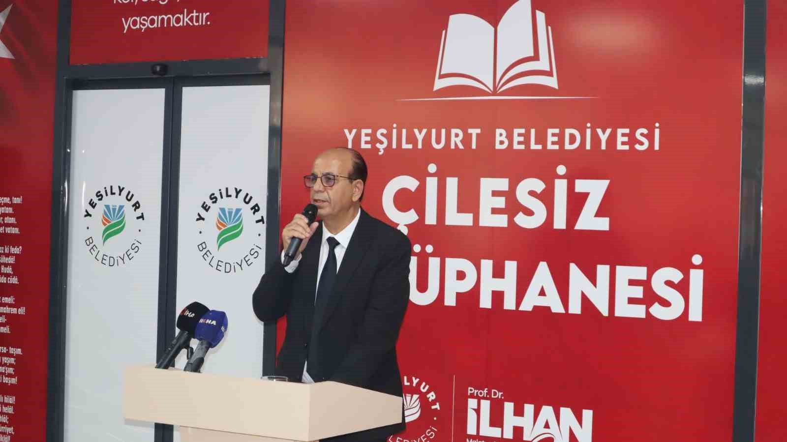 Yeşilyurt Belediyesi’nden Çilesiz Mahallesi’ne 250 kişilik kütüphane
