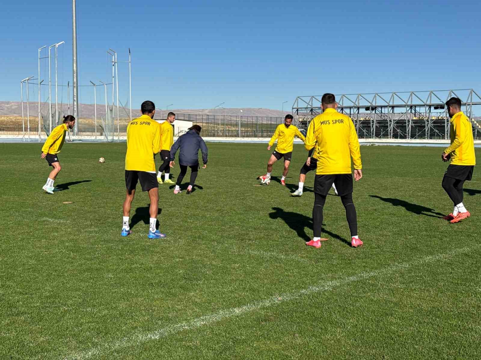 Muşspor, 1461 Trabzon FK ma&ccedil;ı hazırlıklarına başladı
