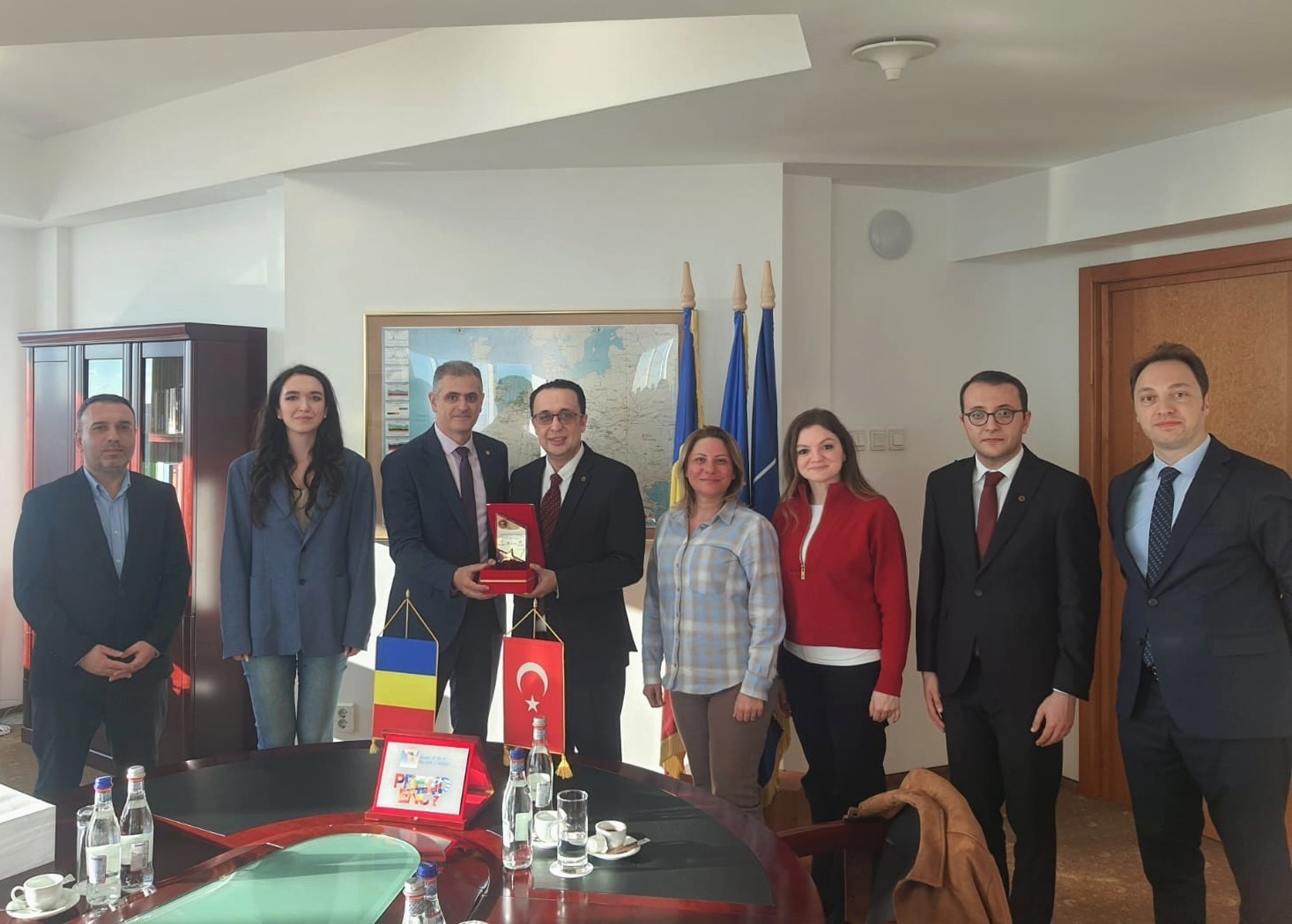 GSO heyetinden Romanya’da ticari iş birliği çıkarması
