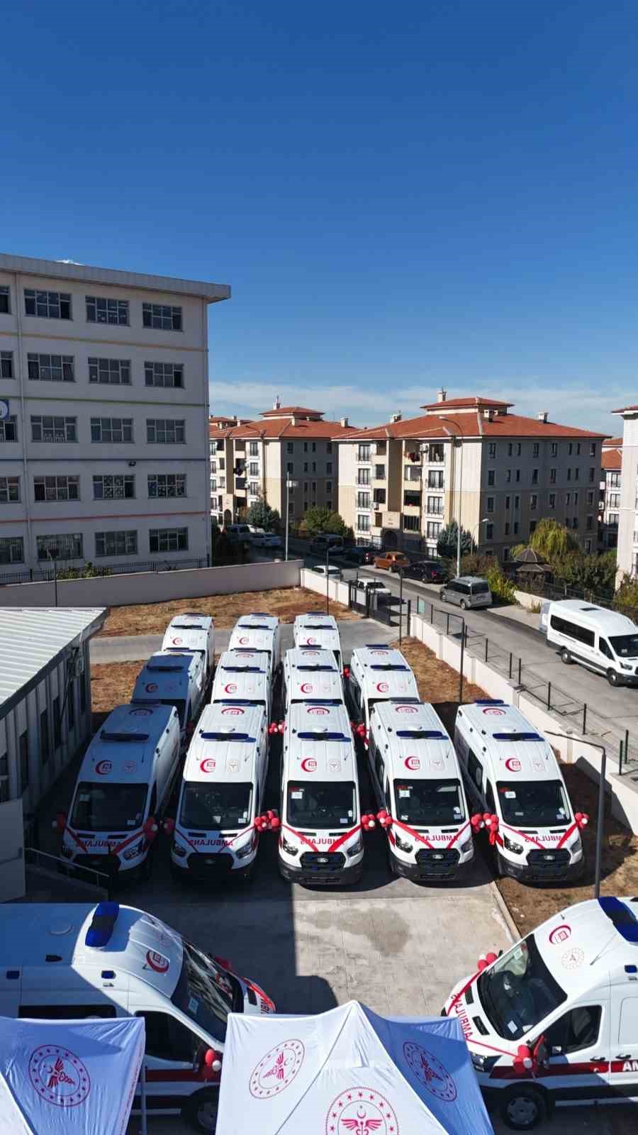 Sağlık Bakanlığı’ndan Gaziantep’e 16 yeni ambulans
