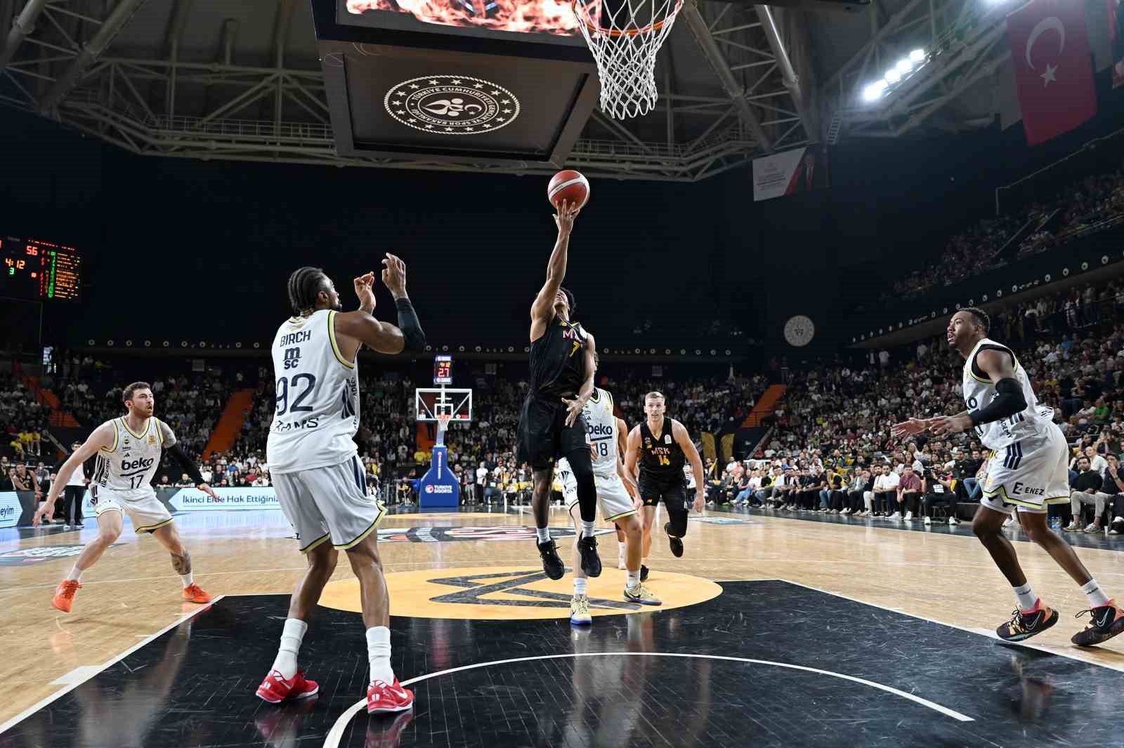 T&uuml;rkiye Sigorta Basketbol S&uuml;per Ligi: Mersin Spor: 78 - Fenerbah&ccedil;e Beko: 87
