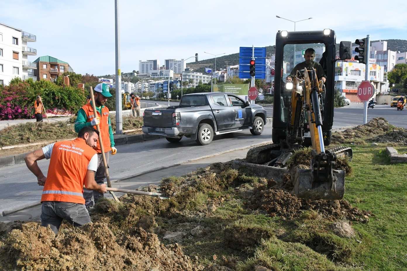 Kuşadası Belediyesi’nden çevreye duyarlı peyzaj uygulaması
