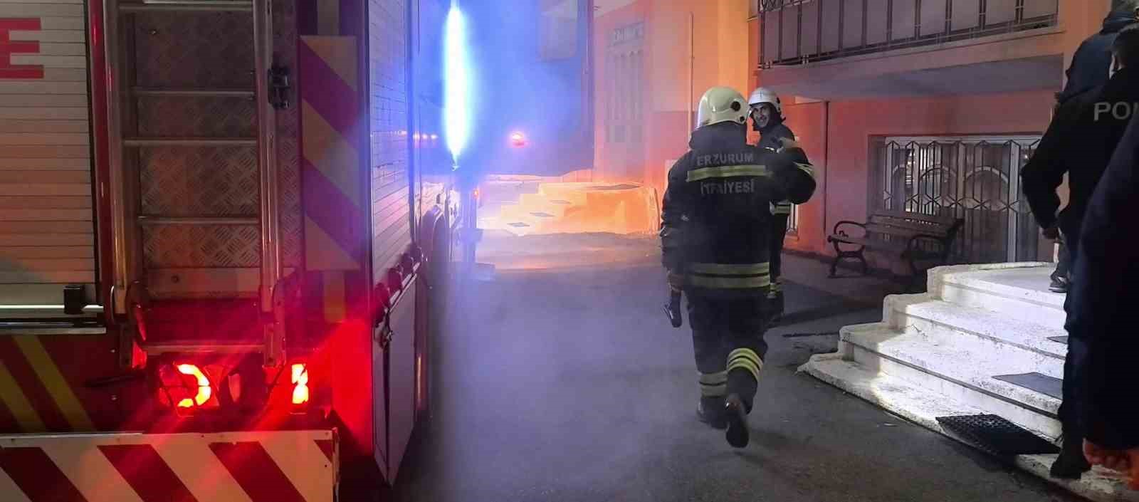 Palandöken’de korkutan yangın