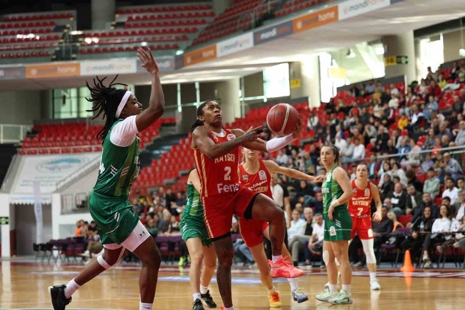 Melikgazi Kayseri Basketbol bu kez kazandı
