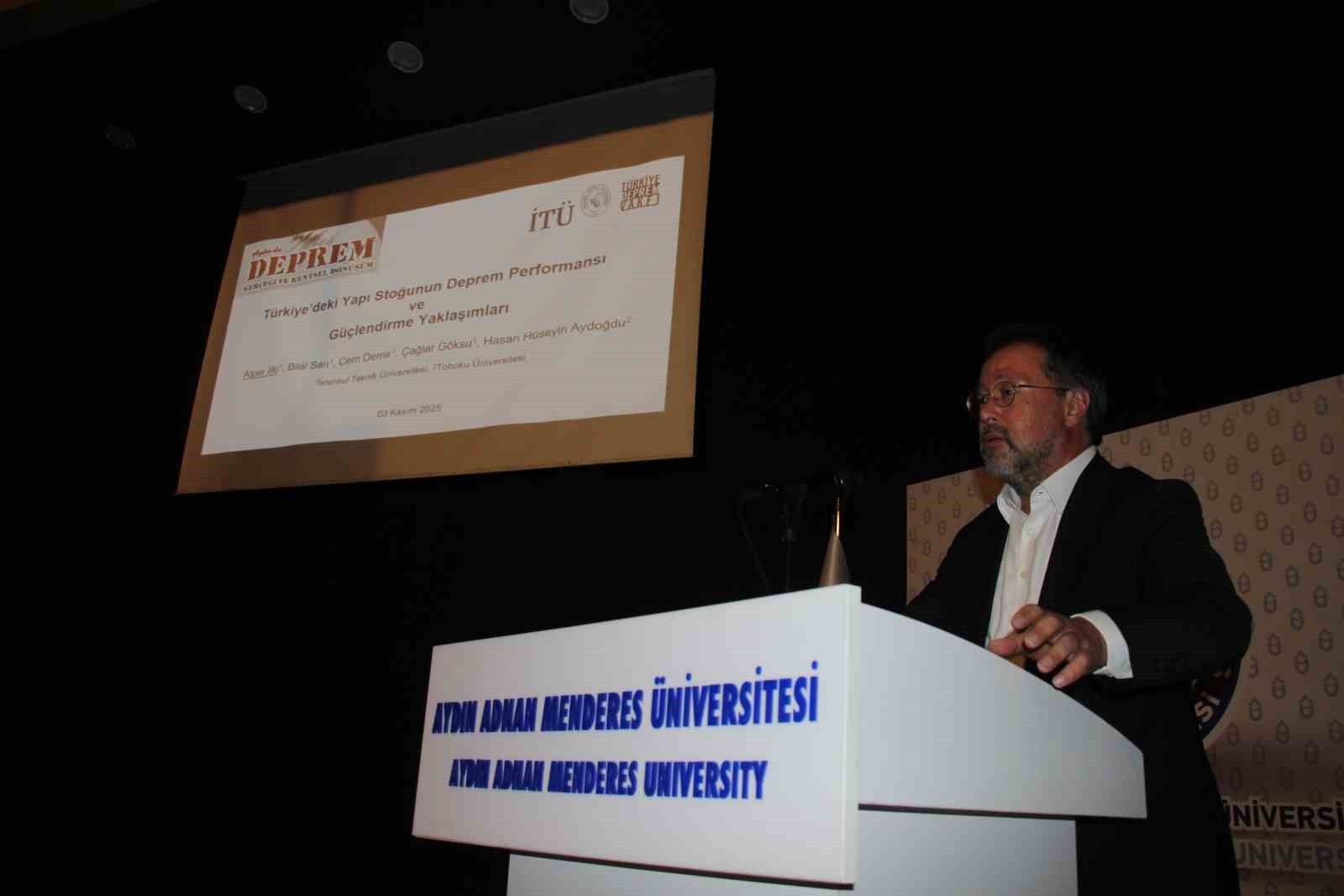 ADÜ Rektörü Kent 2000 yılı öncesinde inşa edilen yapılarda oturanları uyardı
